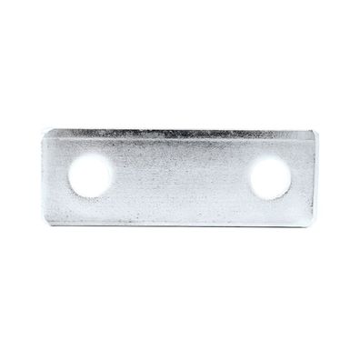 Gegenplatte für Rundstahlbügel DIN 3570 verzinkter Stahl / (Lochmittenabstand) 34 mm