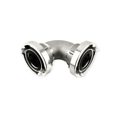 Rohrbogen 90° Alu mit Storzkupplungen in 2" 3" 4" / (Größe) 2"