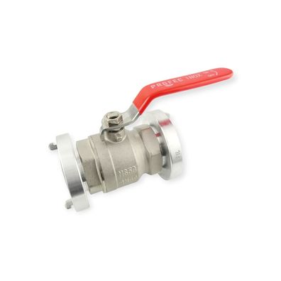 Kugelhahn 2x IG vormontiert mit Storz-Kupplungen 2" 3" 4" / (Größe) 3" (Storz-B)