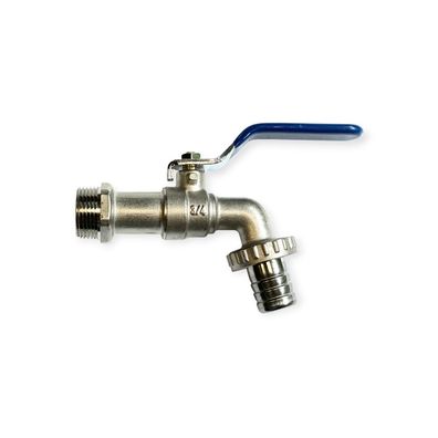 Wasserhahn BSPT AG mit AG-Auslaufgewinde auf Schlauchstutzen - ½" bis 1" / (Größe) ½