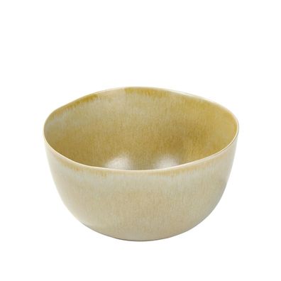 Lambert Bacoli Schüssel, mittel Stoneware mit Reaktivglasur, bambus H 13, D 27,5