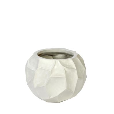 Lambert Sealine Gefäß Keramik, sand, H 29,5 cm D 40 cm 20982
