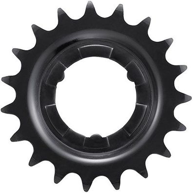 Steckkranz SM-GEAR, 19 Zähne, 2,3mm, schwarz, für Nexus/Alfine G