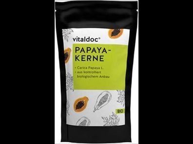 GESUND & Leben Reformqualität seit 1995 vitaldoc® BIO Papaya-Kerne 30g