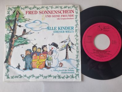 Fred Sonnenschein - Alle Kinder (Dieser Welt) 7'' Vinyl/ Frank Zander/ Christmas