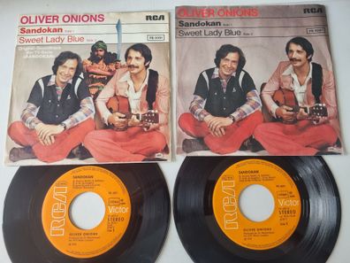Oliver Onions - Sandokan 2 x 7'' Vinyl Germany/ BOTH GERMAN Pressings!