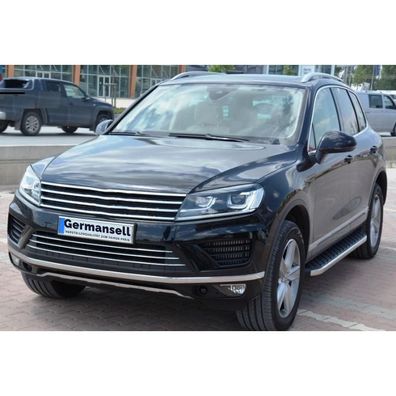 Trittbretter passend für VW Touareg 2002-2018 Hitit mit TÜV - Farbe: Chrom