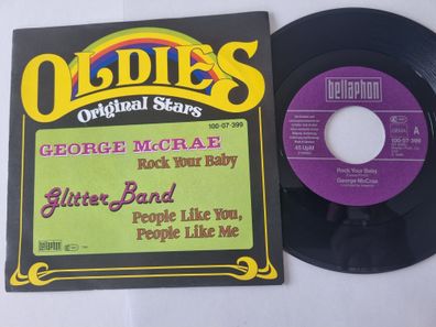 George McCrae/ Glitter Band - Rock your baby/People like you, people like me 7''