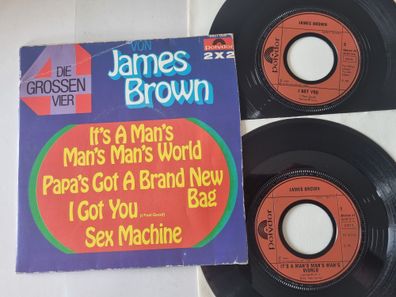 James Brown - It's a man's world/ I got you/ Sex machine 2 x 7'' Vinyl Germany