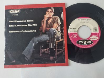 Adriano Celentano - Sei rimasta sola/ Stai lontana da me 7'' Vinyl/ WORN COVER!!