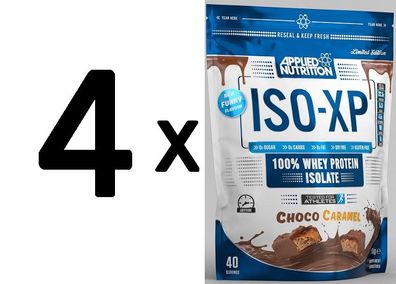 4 x Applied Nutrition ISO-XP, Choco Caramel - 1000g