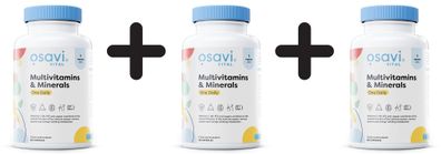 3 x Osavi Multivitamins & Minerals One Daily - 60 caps