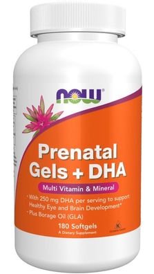 Prenatal Gels + DHA - 180 Softgels