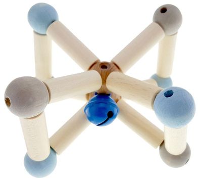 Babyspielzeug Rassel Twist blau BxLxH 100x60x100mm NEU Babyrassel Motorikrassel