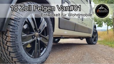 Alufelgen Leichtmetallfelgen Wohnmobile FIAT Ducato 18 Zoll für 255 55 18