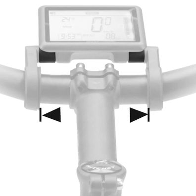 RixenKaul Klickfix Display Spacer Yamaha Giant Display für Korbhaltermontage