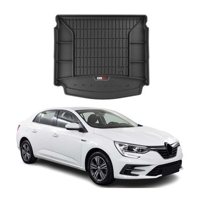 OMAC Gummi Kofferraumwanne für Renault Megane Grandtour 2016-2025 TPE Schwarz
