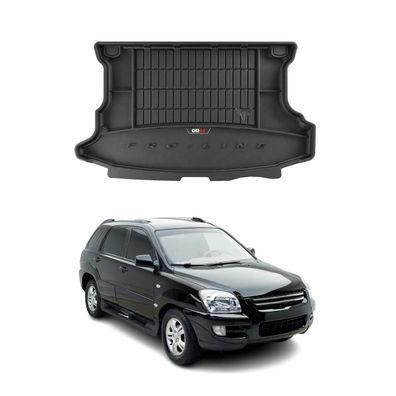 OMAC Gummi Kofferraumwanne für Kia Sportage 2004-2010 TPE Laderaumwanne Schwarz