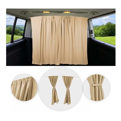 Maß Gardinen für VW Crafter H3 Fahrerhaus Abtrennung Sonnenschutz Beige
