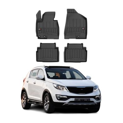 OMAC Gummi Kofferraumwanne für Kia Sportage 2010-2015 TPE Laderaumwanne Schwarz