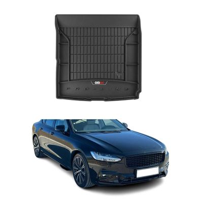 OMAC Gummi Kofferraumwanne für Volvo S90 2016-2025 TPE Laderaumwanne Schwarz