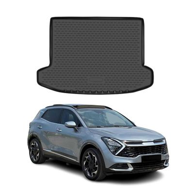 Kofferraummatte Kofferraumwanne für Kia Sportage GT Line 2022-2025 Gummi TPE