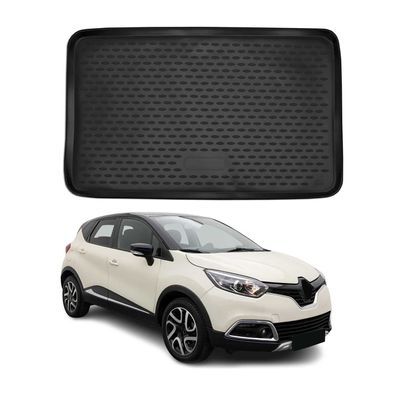 Kofferraummatte Kofferraumwanne für Renault Captur 2016-2021 Oben Gummi TPE