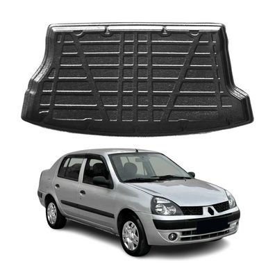 Kofferraumwanne Laderaumwanne für Renault Clio 1999-2006 Schrägheck 3tür Gummi