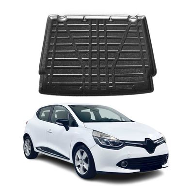 Kofferraumwanne Laderaumwanne für Renault Clio 2012-2025 Gummi TPE Schwarz