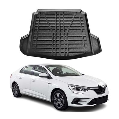 Kofferraumwanne Laderaumwanne für Renault Megane 2016-2025 Stufenheck Gummi TPE