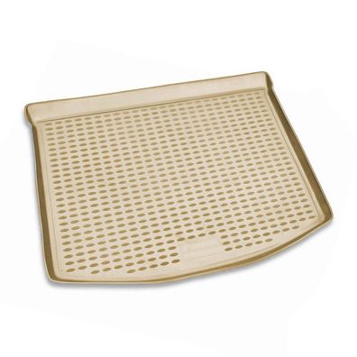 Kofferraummatte Kofferraumwanne für VW Golf 2003-2009 Schrägheck Gummi TPE Beige