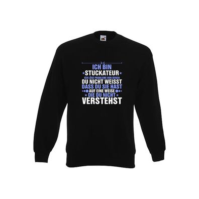 Löse Probleme: Stuckateur | Innenausbau | Beruf Sweatshirt Schwarz