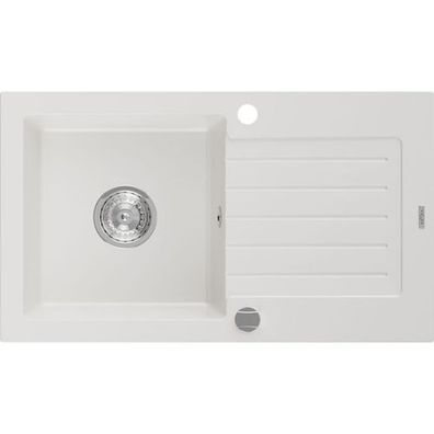Mexen Pablo Granitspüle Weiß 1-Becken Einbau 752mm