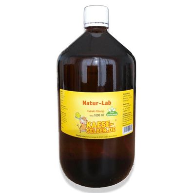 Lab 1000ml flüssig Naturlab Käseherstellung Käse selber machen Kälberlab