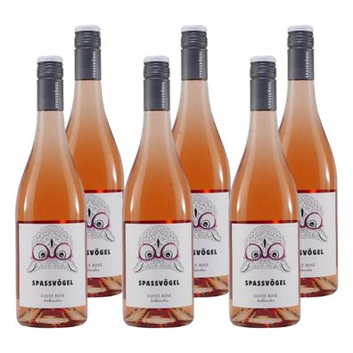 Spassvögel Cuveé Rosé -halbtrocken- (6 x 0,75L)
