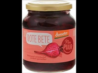 Nur Puur 3x Rote Bete Demeter 340g