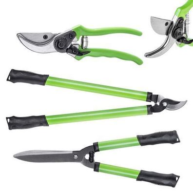 KADAX Gartenscheren-Set, Gartenschere, 3-teilig