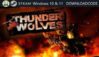 NEU PC Computer Spiel Thunder Wolves für Windows 10 11 STEAM Game Key Download