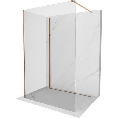 Mexen Kioto Walk-in Duschwand 130x80 cm, Roségold