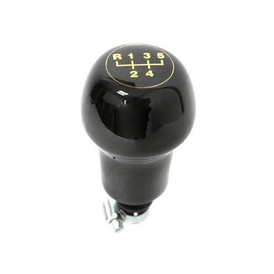 Schaltknauf Schaltknopf für VW Caddy 2003-2025 5-Gang Edelholz Schwarz