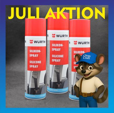 3 Silikonspray schützt, pflegt und isoliert von WÜRTH