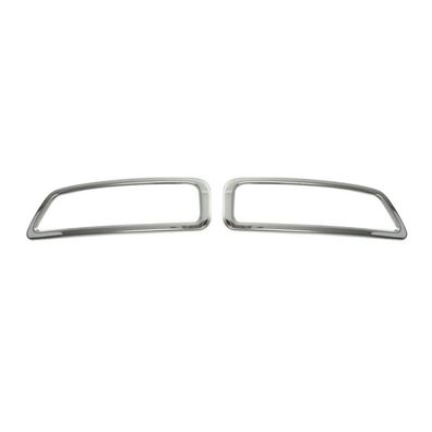 Stoßstangen Diffusor Auspuffrahmen für Peugeot 3008 2016-2025 Edelstahl Silber
