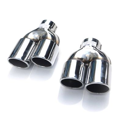 Auspuffblende Endrohr für Mercedes E Klasse W212 2009-2016 Edelstahl Chrom 2tlg