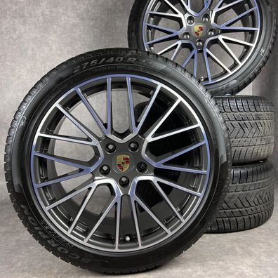 Winterräder Porsche Cayenne E3 21" Original RS Spyder Felgen Turbo S 9Y0044610H