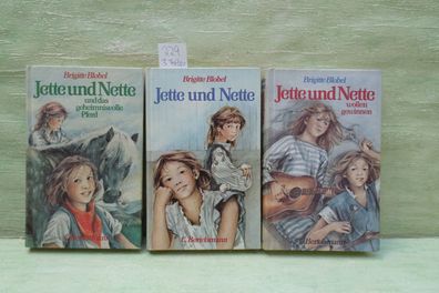 3x Blobel Brigitte Bertelsmann Jette und Nette wollen gewinnen geheimnisvolle Pferd