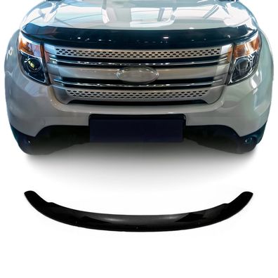2011-2014 Ford Explorer Motorhaube Deflektor Steinschlagschutz Dunkel Schwarz Acryl