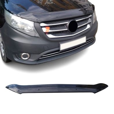 Motorhaube Deflektor Insektenschutz für Mercedes Vito W447 2014-2025 Dunkel