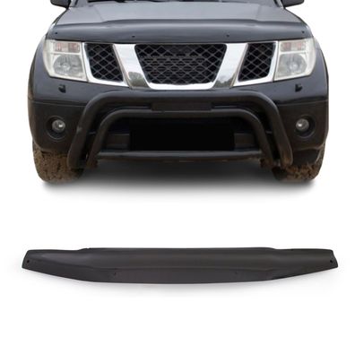 Motorhaube Deflektor Insekten Steinschlagschutz für Nissan Navara 2005-15 Dunkel