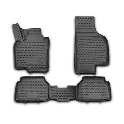 2007-2017 VW Tiguan Fußmatten TPE Schwarz 4 tlg