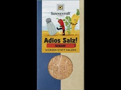 Sonnentor 3x Adios Salz! Gemüsemischung scharf, Packung 50g